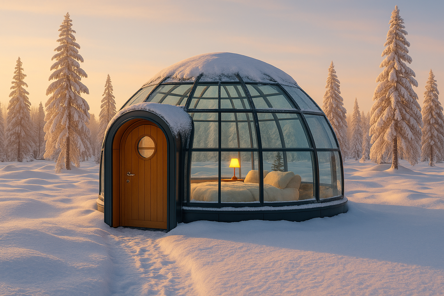 snow igloo
